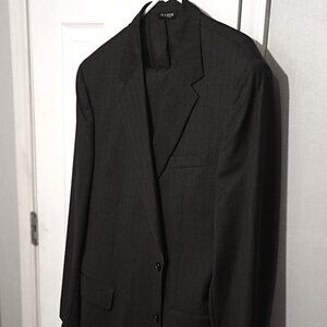 Joseph A. Bank Men Dark Gray 2 Piece Suit   46L